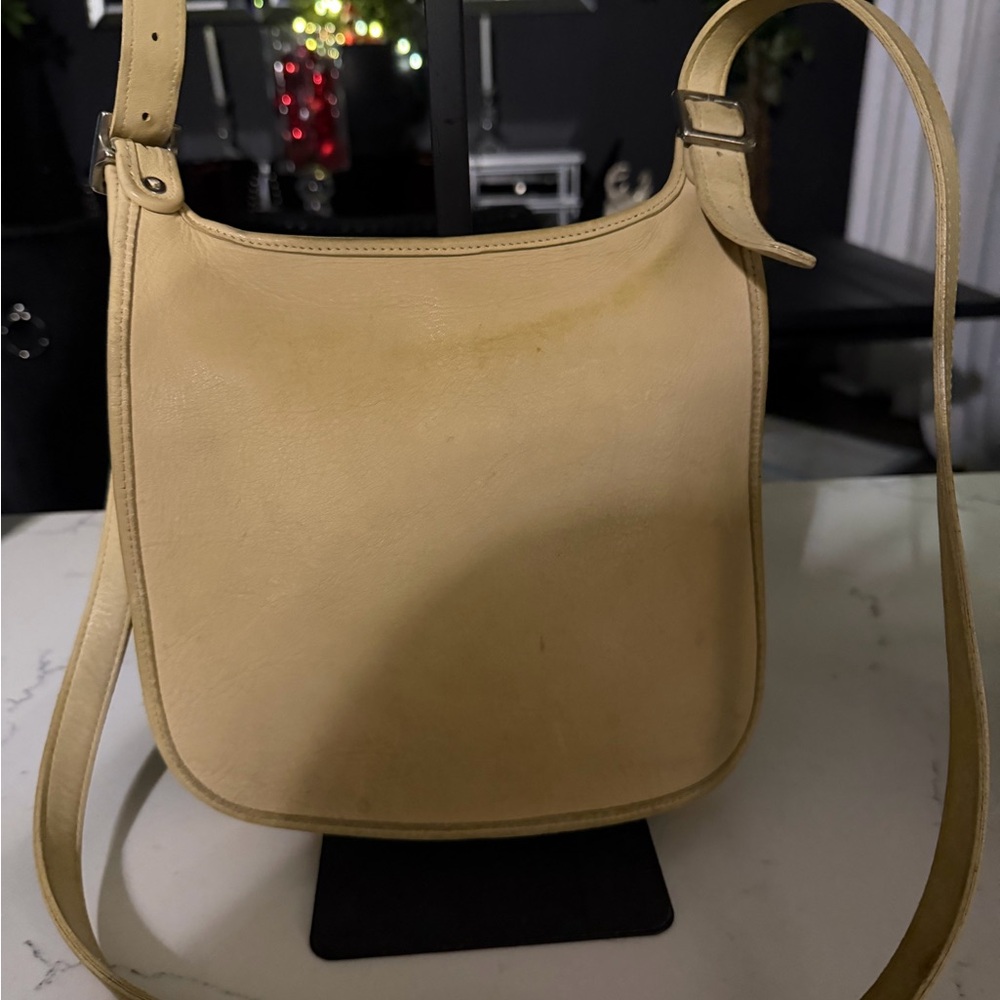 Coach Hippie Flap beige Crossbody/Shoulder Bag